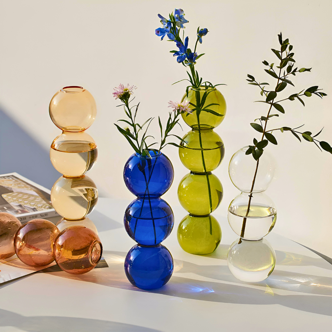 'Caterpillar' Glass Vase