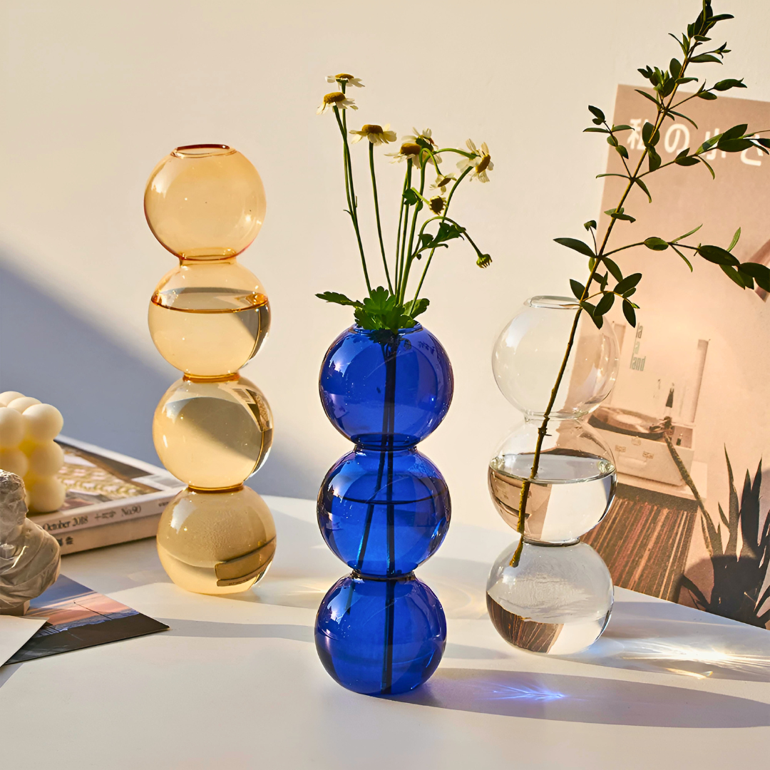 'Caterpillar' Glass Vase