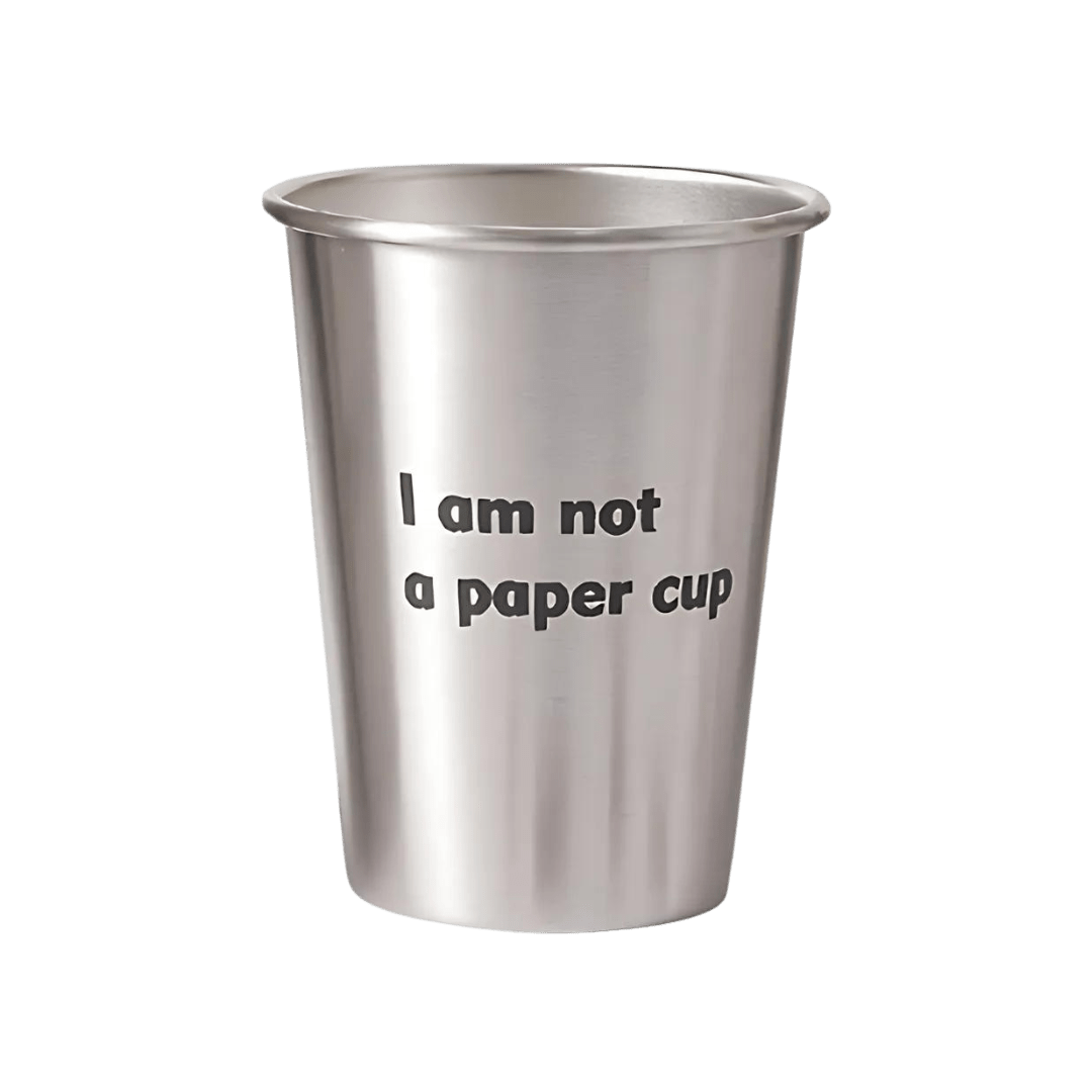 'not Paper' Steel Cup - sscentt