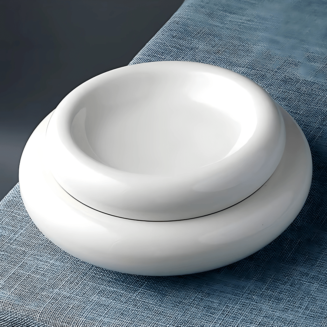 Pearly Round Plate - sscentt