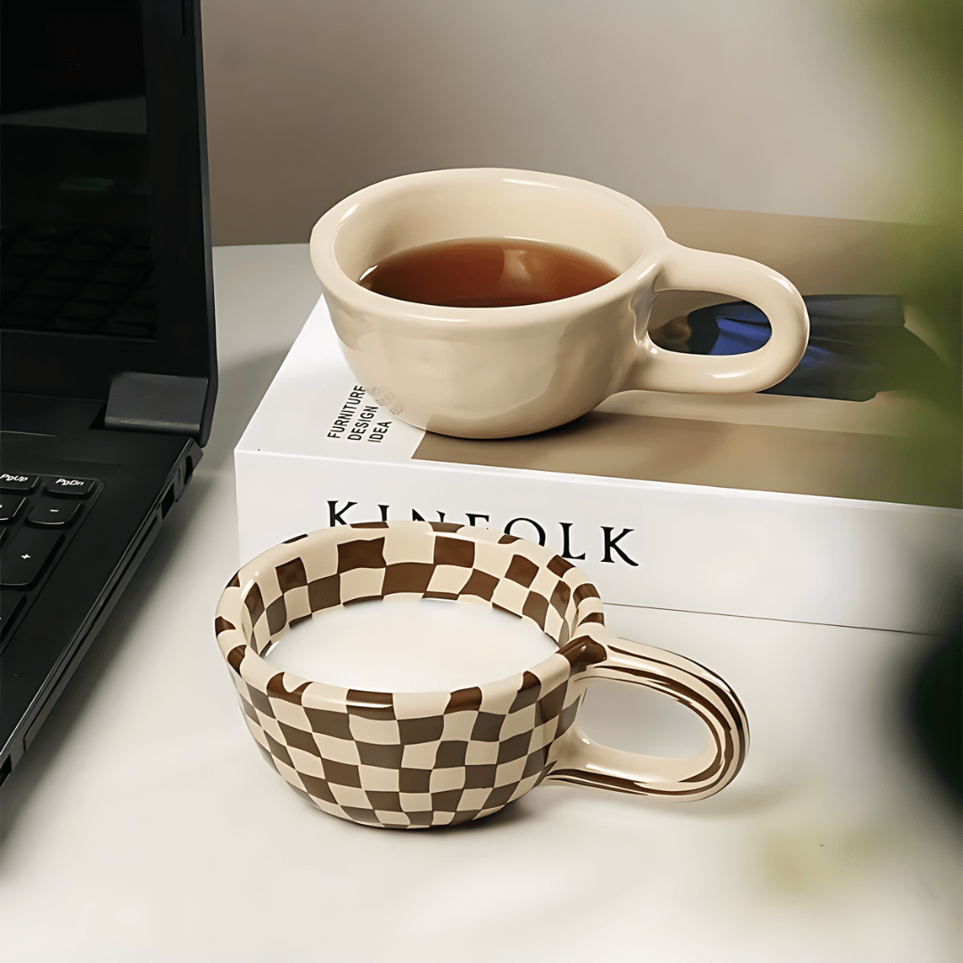 Plaid - a - Latte Mugs - sscentt