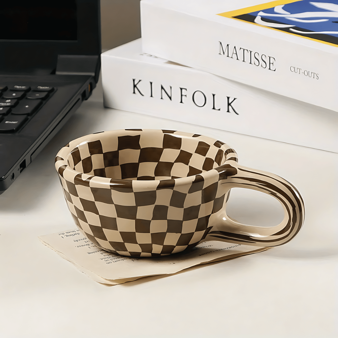 Plaid - a - Latte Mugs - sscentt