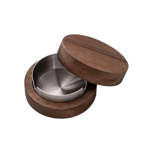 Walnut & Steel Ashtray - sscentt